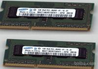 RAM za notesnik 2x 1 GB ddr2