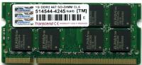 Transcend 2 x 1Gb DDR2 667 SO za prenosnike