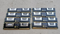 Ram server 32gb 8x 4gb KVR667D2D4F5/4GI Kingston 4GB PC2-5300 DDR2