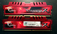 16GB DDR3 2133MHz G.Skill Ripjaws X (2x 8GB) 1600MHz 1333MHz