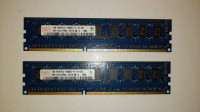 2x 1 GB DDR3 RAM