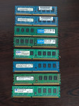 DDR3 4GB, različni proizvajalci, več komadov