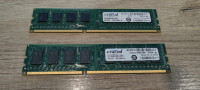 Ram Crucial 8 GB (2 x 4 GB) DDR3, 1600 MHz