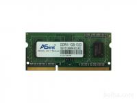 ASINT RAM 1GB 1333 DDR3 LAPTOP SO-DIMM 204-PIN SSY3128M8