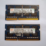2x Hynix DDR3 4 GB PC3 12800S pomnilnik za prenosnike, 2 kosa
