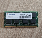 RAM ADATA Premier 8GB DDR3L 1600MHz SODIMM Low Voltage ADDS1600W8G11-B