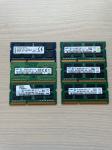 RAM DDR3 za prenosnik 4GB, PC3L-12800S, PC3-10600, PC3-12800S