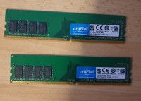 2x8 GB RAM (16GB) Crucial - 2400 pomnilnik