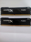 Kingston HyperX Fury 8GB (2×4GB) DDR4 3000MHz CL15 – odlično stanje