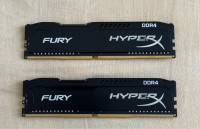 Kingston HyperX Fury DDR4 RAM – 2x4GB