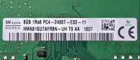 SK Hynix 8GB (1Rx8) DDR4 PC4-2400T-ED2-11