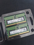 Samsung 16 GB (2×8 GB) DDR5 4800 MHz SO-DIMM RAM za prenosnik