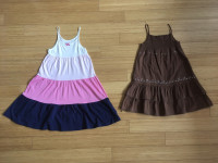 2x otroška obleka za 6let/7let 122cm/128cm