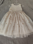 Dekliška razkošna obleka