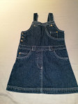 Jeans oblekica za deklico št.98/104