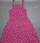 Kot nova dekliška obleka brez rokavov pike C&A št. 134/140, 8-10 let