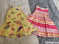 Oblekica poletna dekliška H&M vel. 98 / 104 (2-4 leta)