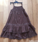 Rjava obleka za 6let 116cm