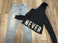 Name it pulover,jean hlače vel.152