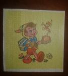 Prtiček / slika 'Pinocchio' - vintage