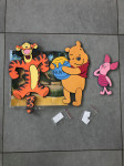 Penaste stenske nalepke winnie the pooh 3D in tablica za vrata