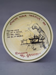 Dekorativen krožnik restavracije 'Al Granzo' 1988