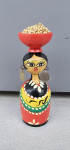 Lesena ženska figura 14cm