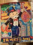 Poster alec monopoly 40x50cm grafiti pop art