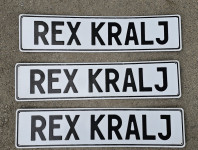 REX KRALJ alu. Tablica 52cm