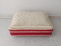 STARA ŠKATLA,ŠIVILJSKA KOŠARA,ŠKATLA ZA ŠIVALNI PRIBOR