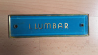 Steklena ploščica I.Lumbar