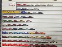 HERPA zbirka avtomobilov z vitrino