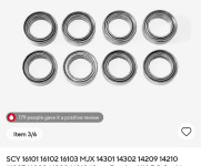 Ležaji za 1:16 1:14