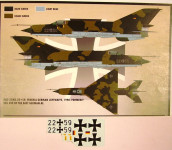 Mig -21MF Nemški ,ZRN,1991,decals 1/48