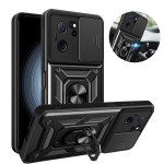 Etui ovitek Slide Ring za Xiaomi Redmi Note 11 PRO črn