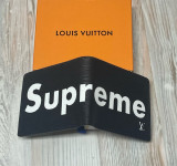 Louis Vuitton x Supreme denarnica črna
