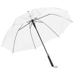 vidaXL Dežnik prozoren 100 cm
