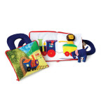 Aktivnostna mehka knjiga Živali iz živalskega vrta Oskar&ellen - Zoo E