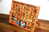 Lesena abeceda, moja prva abeceda