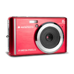 AgfaPhoto Realishot DC5200 digitalni fotoaparat, rdeč