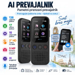AI prevajalnik s slovenskim jezikom do 148 jezikov WiFi NAJNIŽJA CENA*