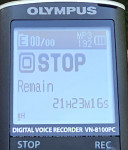 Ročni diktafon  digitalni snemalnik zvoka Olympus VN-8100PC Brez usb k