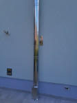 Inox dimnik troslojni fi 130 , cenik z montažo na zadnji fotografiji