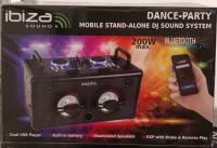 IBIZA DANCE PARTY PRENOSNI DJ avdio sistem 200 W NAPRAVA ZA MEŠANJE GL