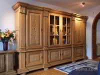 Zelo bogata unikatna dnevna soba, flamski barok, hrast