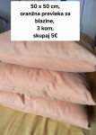 3x prevleka za blazine 50x50 cm