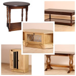 Klubaske mize, omare