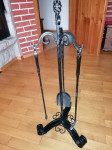 Kovan pribor, komplet za kamin, Kropa