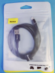 BASEUS Kabel Apple USB/Lightning 1m 2.4A halo črn Baseus CALGH-B01