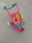 Barbie otroški voziček z dojenčkom